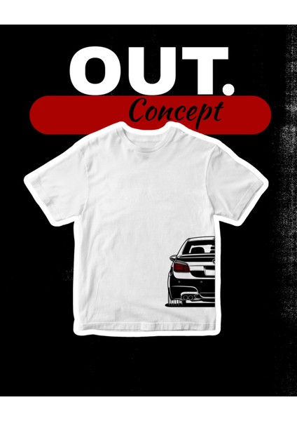 Bmw E60 Baskılı T-Shirt (Car Series)