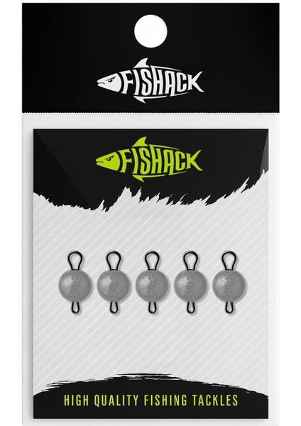 Mafsallı Kurşun - Hareketli Iğne Kurşunu - Fishack - 7 Gram - 5'li Paket modelleri