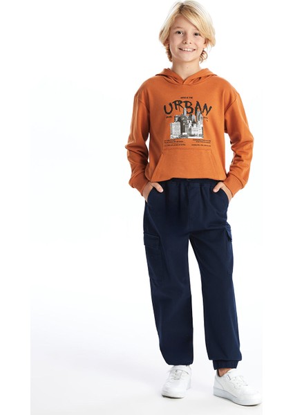 Yeni Sezon Beli Lastikli Erkek Çocuk Kargo Jogger Pantolon fiyatları