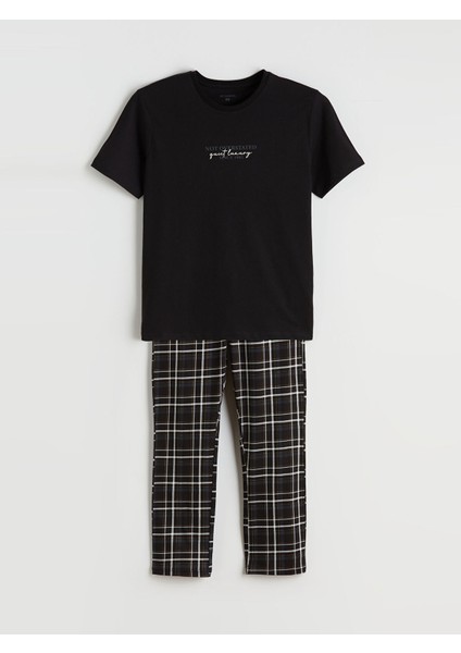 Yeni Sezon Standart Kalıp Erkek Pijama Takımı indirimleri