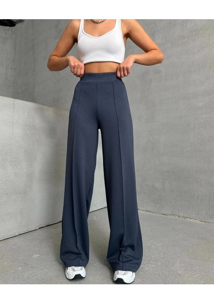 Yzlal Önü Çımalı Pantolon Füme (Beden: Xxl)