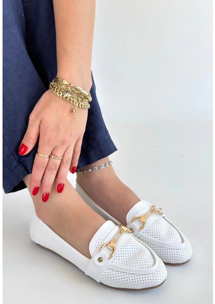 Yzlal Rain Beyaz Cilt Babet Ayakkabı (Numara: 37) modelleri