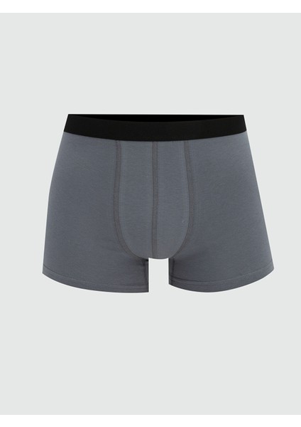 Yeni Sezon Standart Kalıp Pamuklu Esnek Erkek Boxer 7'li modelleri