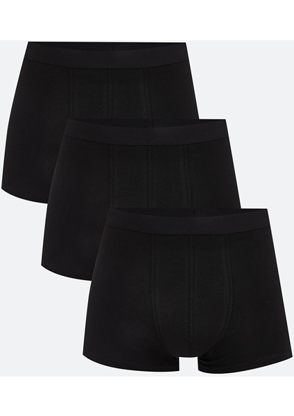 Yeni Sezon Standart Kalıp Pamuklu Esnek Erkek Boxer 3'lü