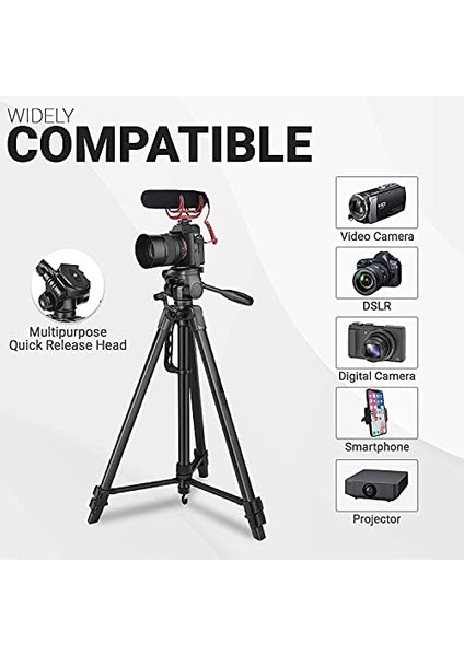 155 cm Bluetooth Kumandalı Profesyonel Telefon Kamera Tutucu Çantalı modelleri