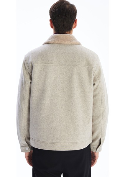 Yeni Sezon Standart Kalıp Kürk Yaka Erkek Kaşe Mont indirimleri