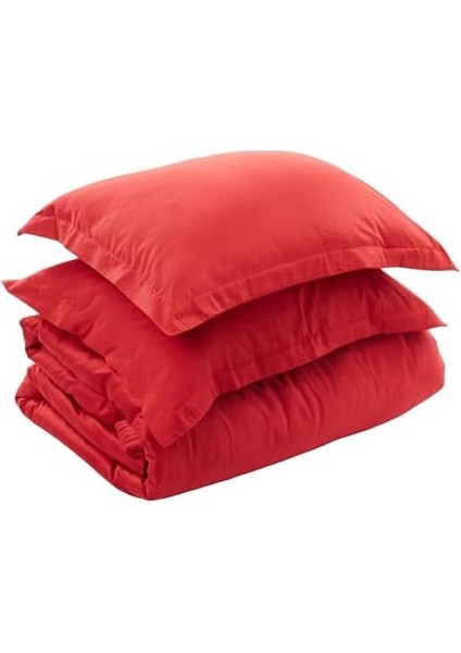 60179215 Basic Nevresim Takımı, Çift Kişilik, Kırmızı modelleri