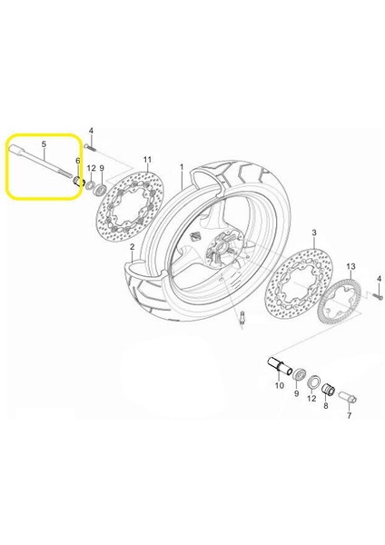 GV650 Ön Tekerlek Mili fiyatları