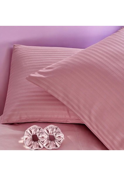 2 Adet Pamuk Yastık Kılıfı - 2'li Toka Hediyeli - 50X70CM (Karışık Renk ve Model)