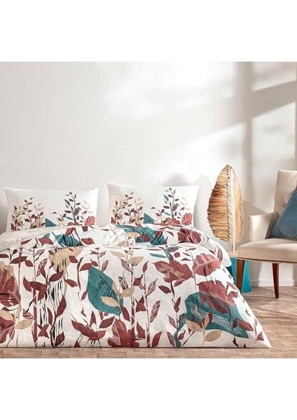 Daisy Ranforce Çift Kişilik Nevresim Takımı Ekru fiyatları