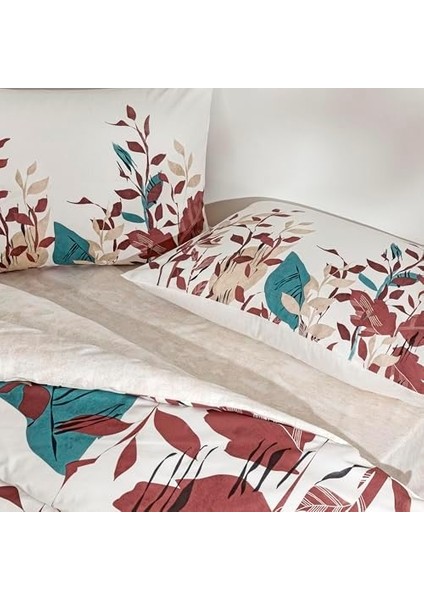 Daisy Ranforce Çift Kişilik Nevresim Takımı Ekru modelleri