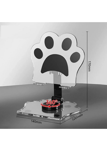 360 Derece Dönebilen Kedi Patili Telefon ve Tablet Standı Tutucu Film Vs Izlerken Kullanmak Için Dönebilen Stand Şeffaf Iphone ve Ile Uyumlu Dönebilen Stand Telefon Tutucu modelleri