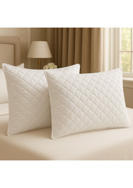 6 Adet Kapitoneli Fermuarlı Yastık Koruyucu Alez 50X70 cm fiyatları