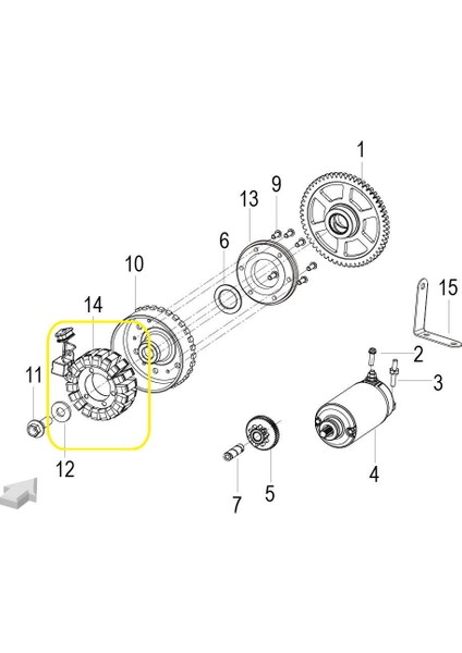 GV650 Manyato Tası ve Statör Takım modelleri
