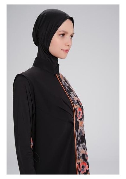 HSM-3088 Liyuza Desenli Jileli Tesettür Mayo indirimleri