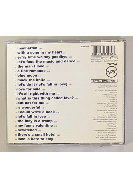 Ella Fitzgerald Essential Ella CD (Orijnal 1994 Dönem Baskı Cd) fiyatları