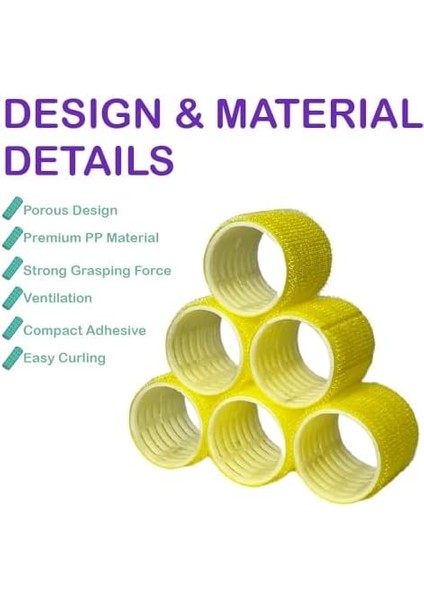 Croc 1237 Pembe - 37 Parça Saç Bigudisi Seti - Tüm Saç Tipleri Için Saç Kıvırıcıları, 3 Boy, Klips, Tarak Dahil, Isısız Bukleler ve Hacimli Stiller Için Mükemmel modelleri