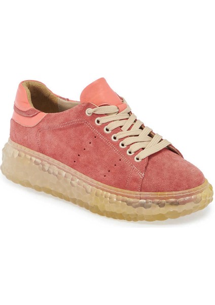 Pembe Hakiki Süet Deri Kadın Sneaker - K24I1AY67334-T4Z indirimleri