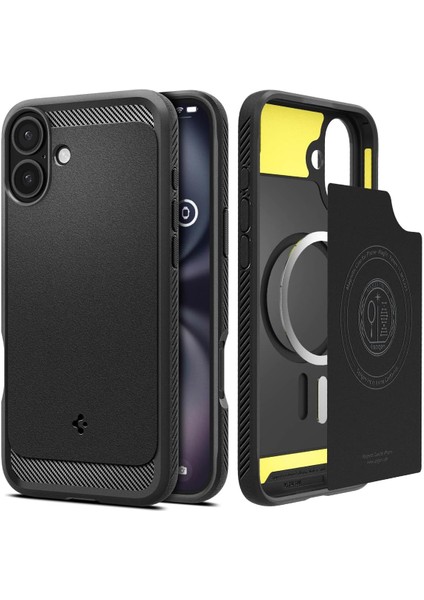 16 Ekstra Dayanıklı Kılıf Rugged Hava Kanalı Teknolojisi™ Askeri Sınıf Koruma Magfit Çift Katman Kapak - ACS08087