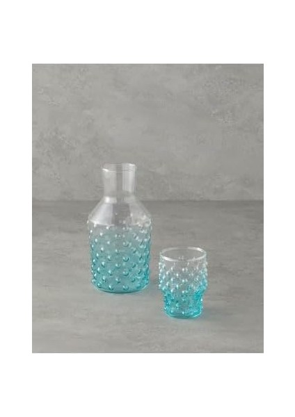 Bubbles Cam Başucu Sürahi 1150 ml Mavi modelleri