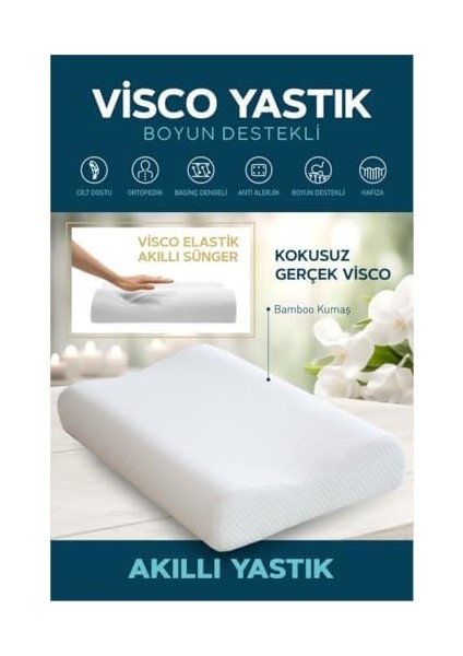 Boyun Destekli Yastık – Rahat Uyku, Boyun Omurga Desteği, Sırtüstü ve Yan Yatış Için Ergonomik Tasarım, Basınç Azaltıcı, Nefes Alabilen Kavisli Yatak Yastığı fiyatları