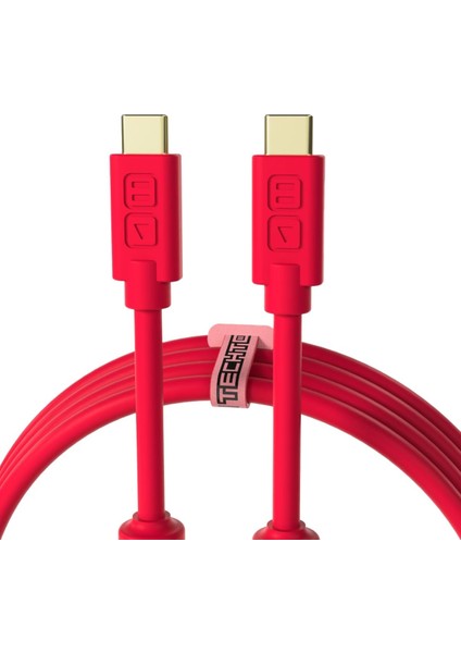 Dj Techtools Chroma Usb-C To C - 1mt | Red