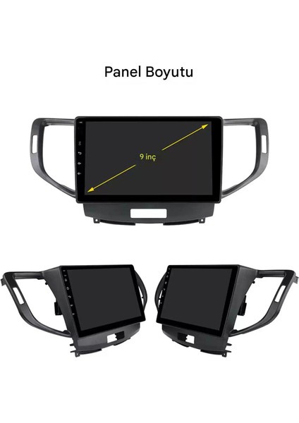 Honda Sprior Wifi Gps Carplay 9 Inç 4+64GB Kamera Multimedya Navigasyon Sistemi - 2009-2015 Model modelleri