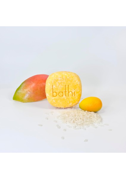 Bathi El Yapımı Mango ve Pirinç Katı Şampuan modelleri