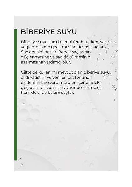 Known Saf Biberiye Suyu Saç Güçlendirici Hydrosols modelleri