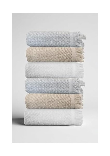 6'lı Jelena El Havlusu - 50X90 Cm, 225 GR,%100 Pamuk, Spa ve Otel Havlusu, Günlük Kullanıma Uygun fiyatları