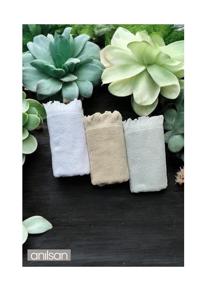 6'lı Jelena El Havlusu - 50X90 Cm, 225 GR,%100 Pamuk, Spa ve Otel Havlusu, Günlük Kullanıma Uygun modelleri