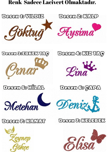 Isimli Hastane Çıkış Seti, Takı Yastığı ve Puset Örtüsü %100 Pamuk 12 Parça 0-3 Ay Nakışlı modelleri