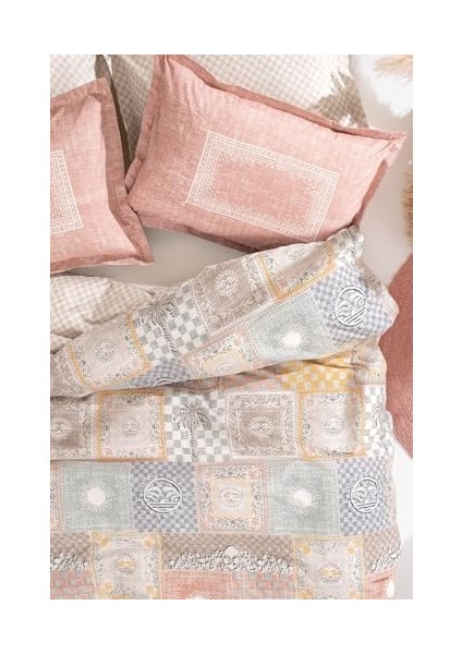 Havanna Tek Kişilik Ranforce Nevresim Takımı Gül Kurusu modelleri