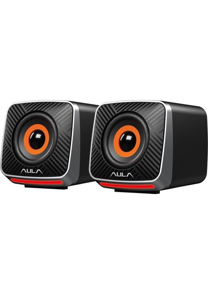Aula A200 Rgb Işıklı Masaüstü Gaming 3.5mm Bilgisayar Pc Hoparlörü