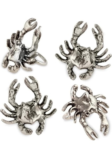 Deep Sea Yengeç 4'lü Peçete Halkası