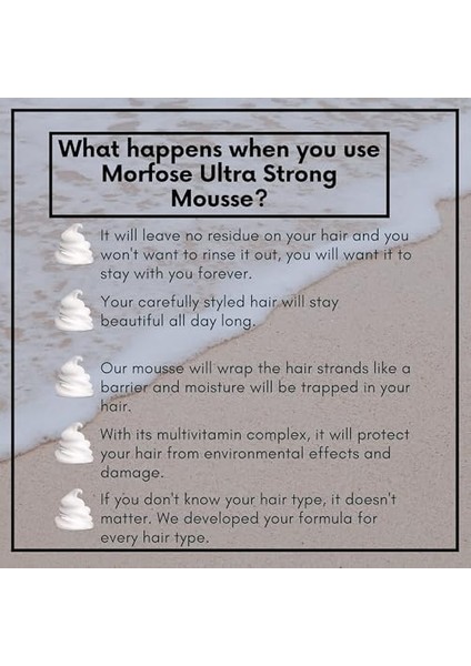 Morfose Saç Köpüğü Ultra Strong 200 Ml. (Turuncu) 1 Paket (1 x 1 Adet)