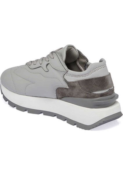 Gri Hakiki Deri Kadın Sneaker - K24I1AY67389-I8H indirimleri