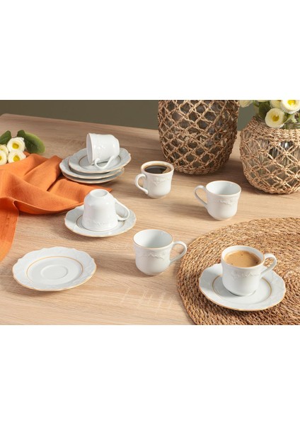 Yaldız 6 Kişilik Kahve Takımı 85CC
