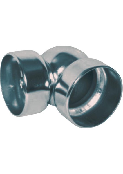 16MM Boş Küre Topuz Dirsek Antrasit 5 Li Paket