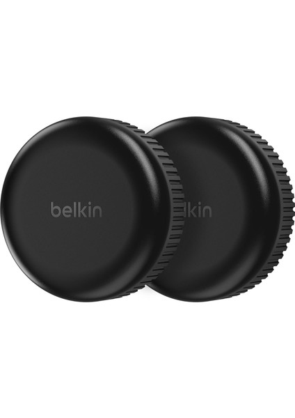 Su Geçirmez Airtag Güvenli Tutucu - Yapışkan Şeritli, Sağlam, Çizilmez Kılıf ve Koruma - Kaykay, Treyler, Drone, Bisiklet Için Anahtarlık - Siyah (2'li Paket)