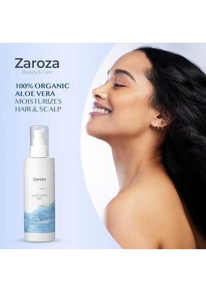 Zaroza Nemlendirici Aloe Vera Jel Hassas Saç Derisi Için 200 ml