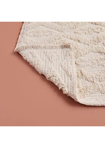 Bogota Geometrik Desenli%70 Pamuk%30 Kilim, Krem, 120X180 cm fiyatları