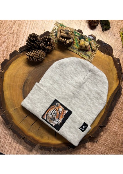 Erkek Kadın Unisex Bere Kışlık Şapka – Kışlık Kalın Triko Kaplan Tiger Hayvan Figürlü Şık Kış Bere indirimleri