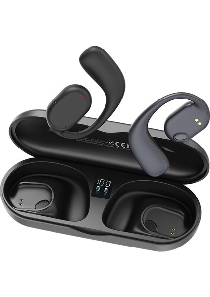 Xo Is Beauty Air Conduction Bluetooth 5.3 Tws Kablosuz Kulaklık X25, Dokunmatik Kontrol, Aktif Gürültü Engelleme (Anc), Suya Dayanıklı, 8-10 Saat Batarya Ömrü | Siyah