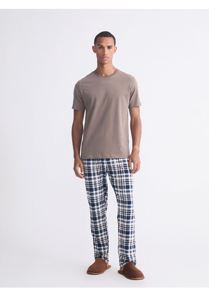 Yeni Sezon Standart Kalıp Erkek Pijama Takımı