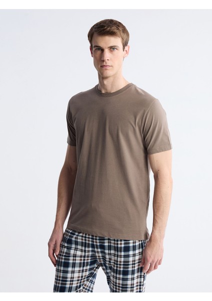 Yeni Sezon Standart Kalıp Erkek Pijama Takımı modelleri