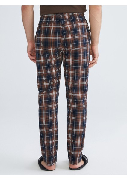 Yeni Sezon Standart Kalıp Ekose Erkek Pijama Alt fırsatları