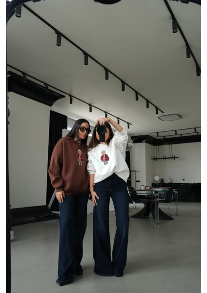 Teddy Işlemeli Sweatshirt fiyatları