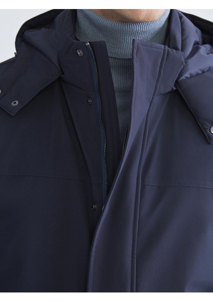 Yeni Sezon Standart Kalıp Kapüşonlu Erkek Mont modelleri