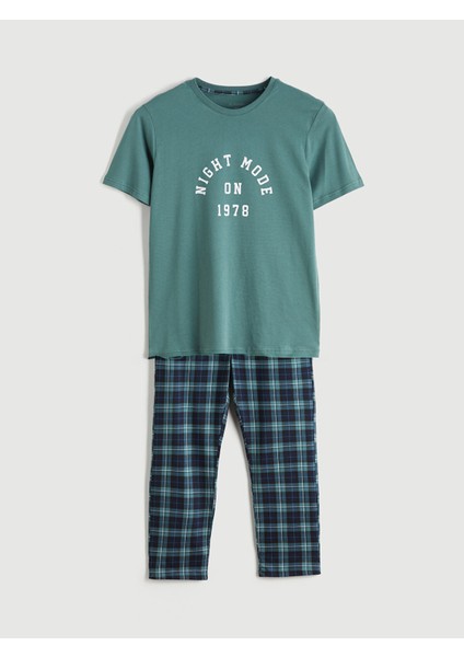 Yeni Sezon Standart Kalıp Erkek Pijama Takımı indirimleri